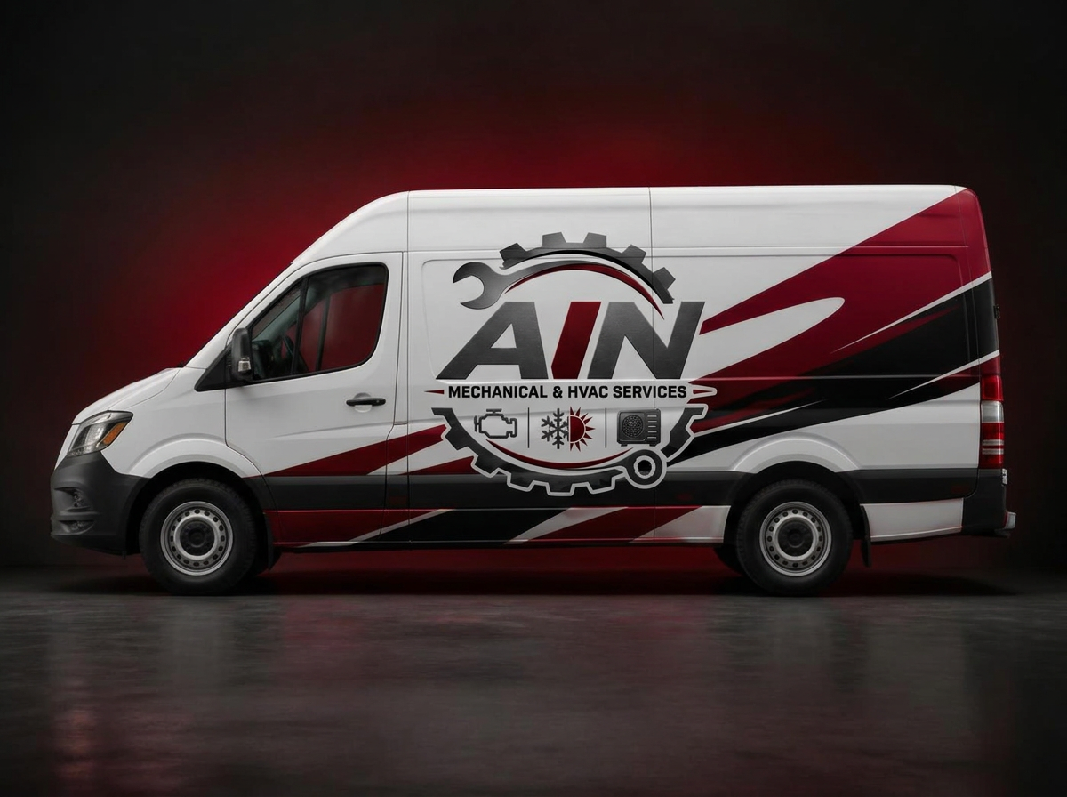 AIN Mechanical & HVAC Services mobile service van